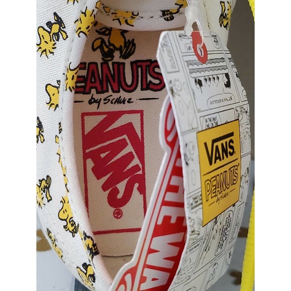 Vans Off The Wall X Peanuts Snoopy Woodstock Bone Authentic Shoes 3.5 Men 5 Womn main image 6